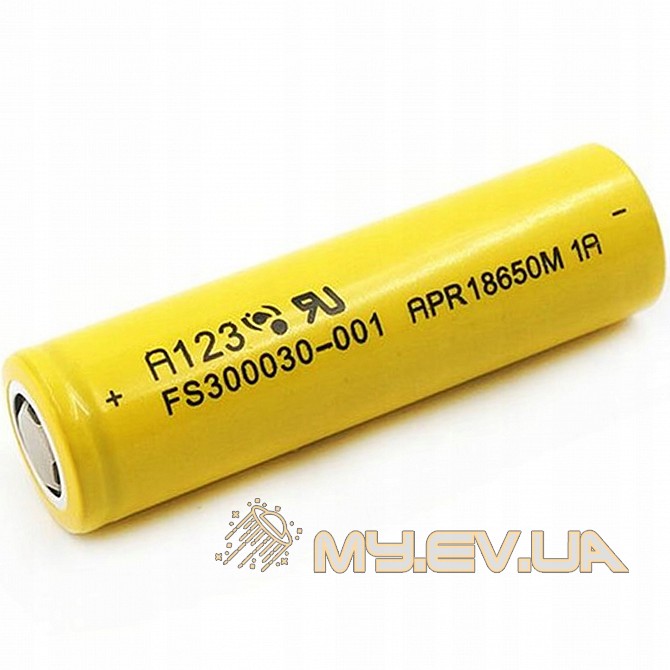 Аккумуляторная ячейка 18650 A123 1100mAh LiFePO4 3.3v - для эл.инструментов (Дрель и тд.) Белая Церковь - изображение 1